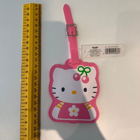 Hello Kitty Luggage Tag Vintage 1998 Made in Japan - Picture 1 of 6